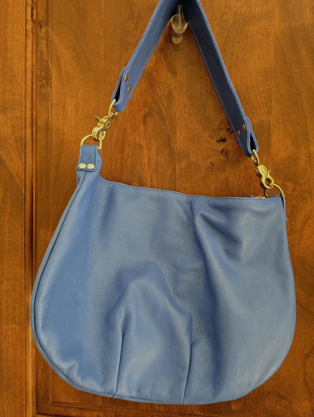Clare V. Moyen Messenger Bag In Blue